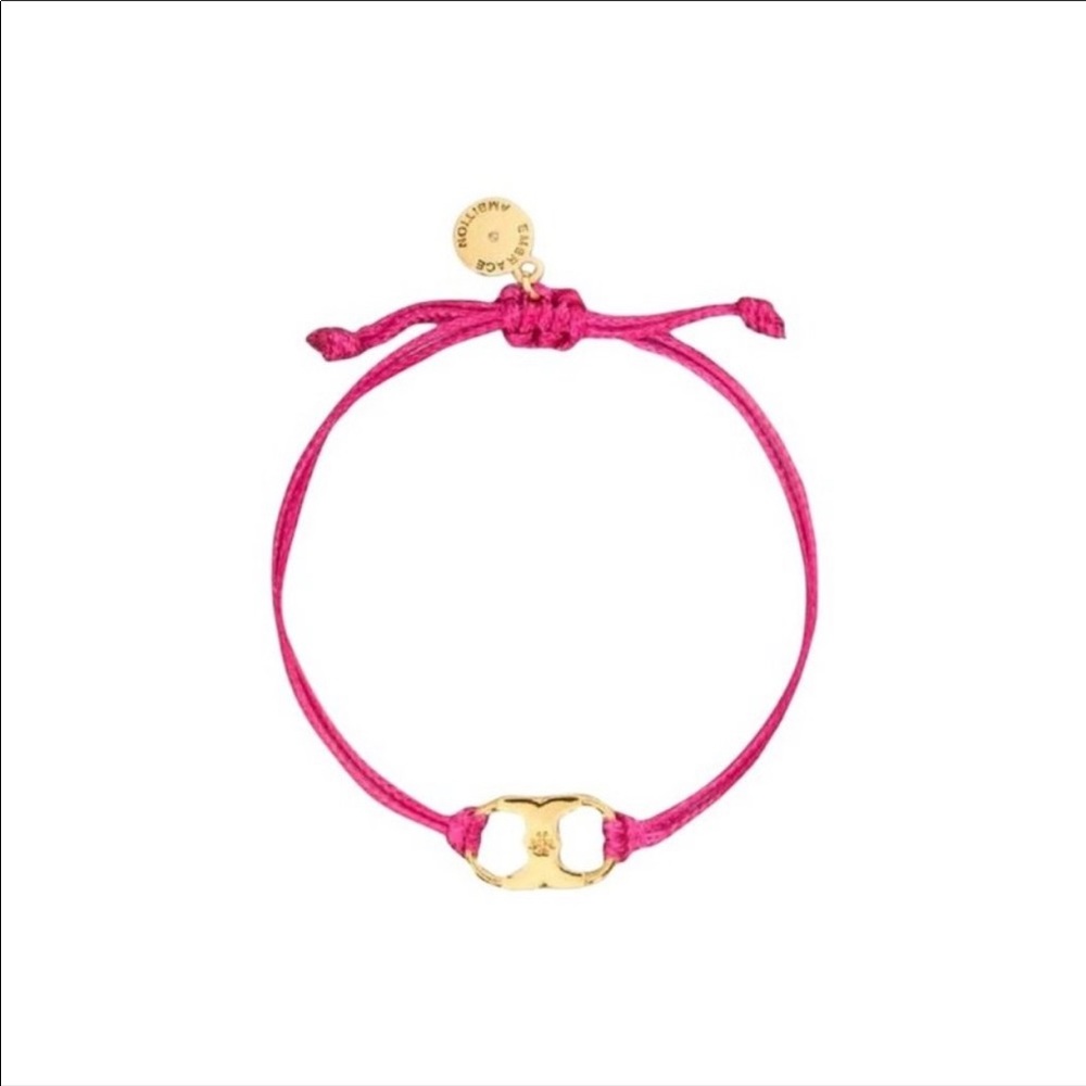 Tory Burch Embrace Ambition Hot Pink Bracelet